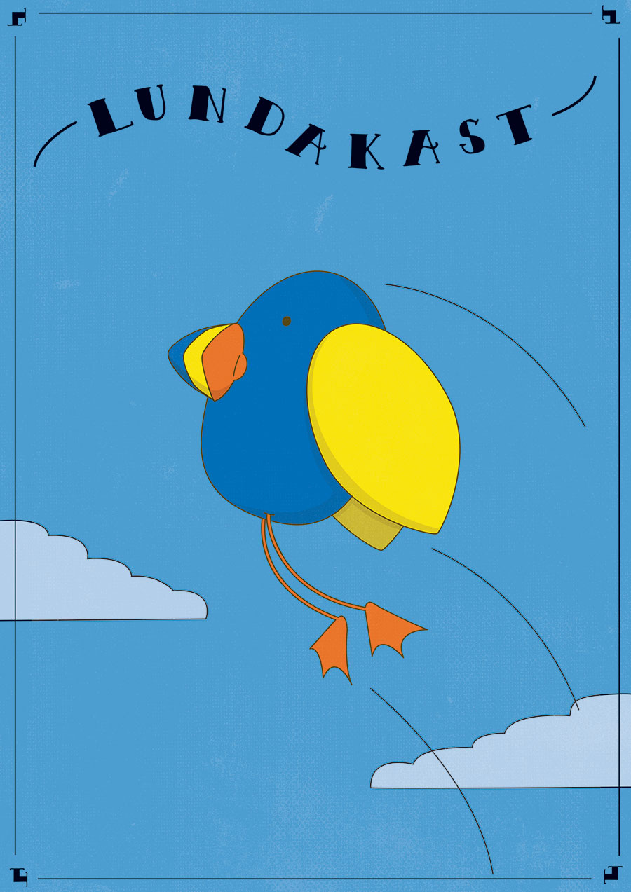 puffin, poster, graphic design, illustration, posterdesign, bird