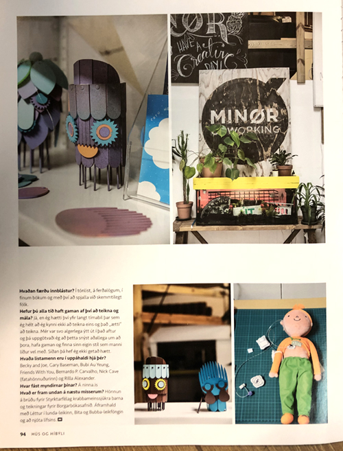 interview with icelandic toy designer and illustrator ninna thorarinsdottir