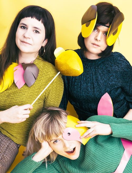 photograph of icelandic designers Ninna Sigga Sunna and Tanja Leví. Costume design for kids